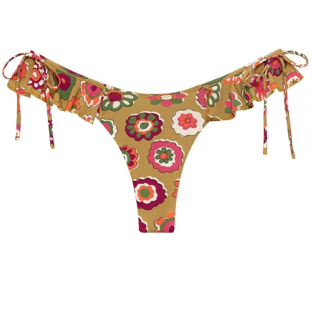 Montce Mazzy Uno Ruffle Bows Bikini Bottom